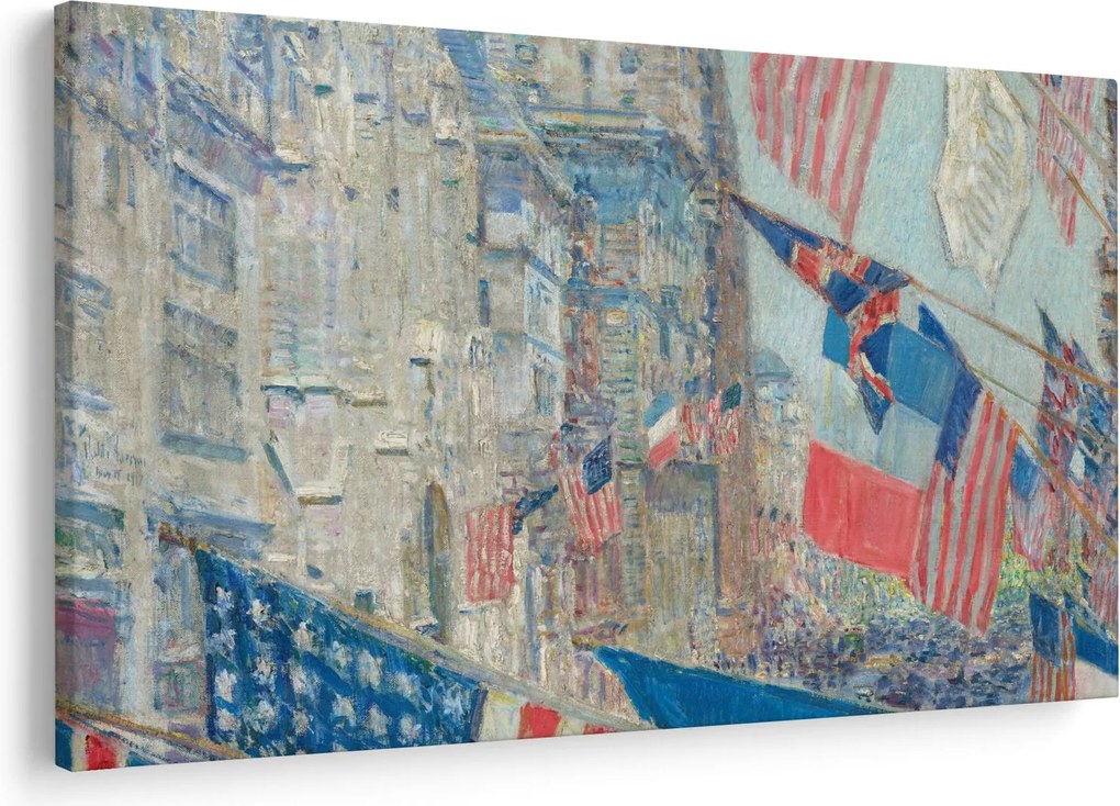 Kép - Childe Hassam, Allies day, reprodukciók (90x60 cm)