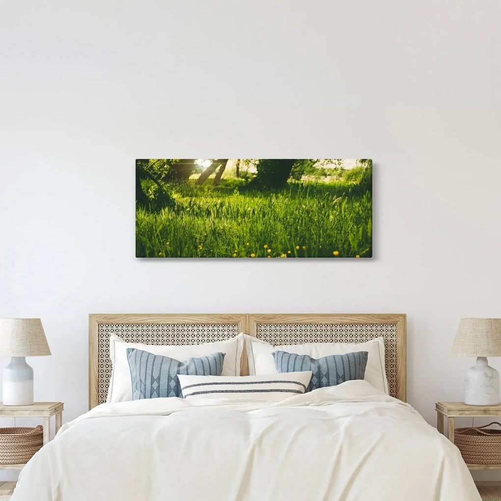 Tájkép - rét (120x50 cm)