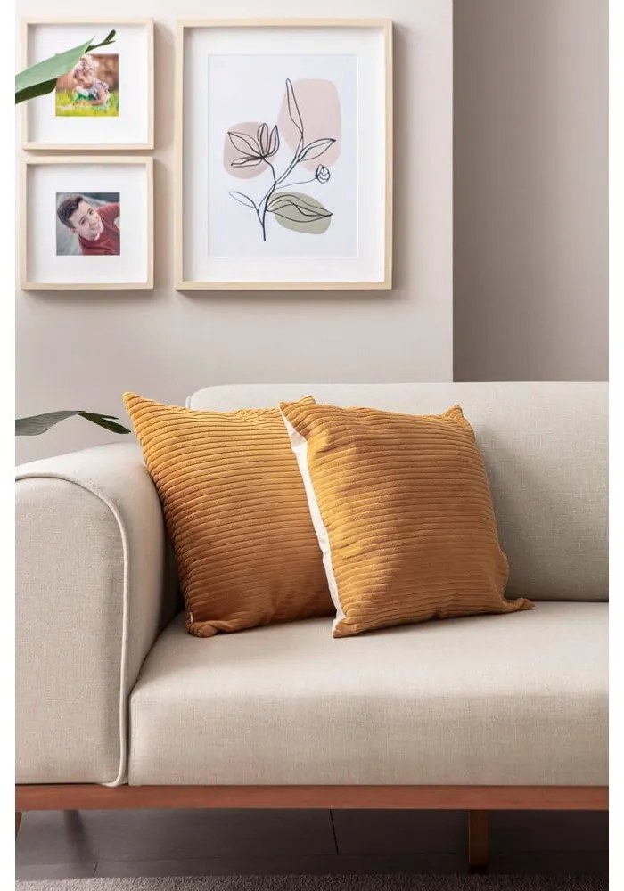 Kordbársony párnahuzat szett 2 db-os 43x43 cm – Mioli Decor