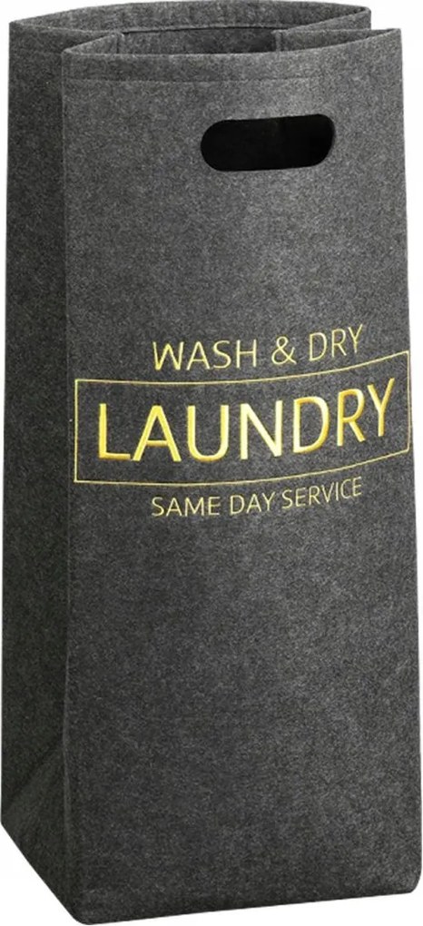 Filc szennyestartó kosár szimpla 28x21xh68cm Puha Szekrénybe Vagy Gardróbba