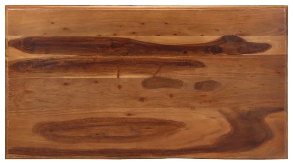 dohányzóasztal 110x60x40 cm tömör fa akácfa