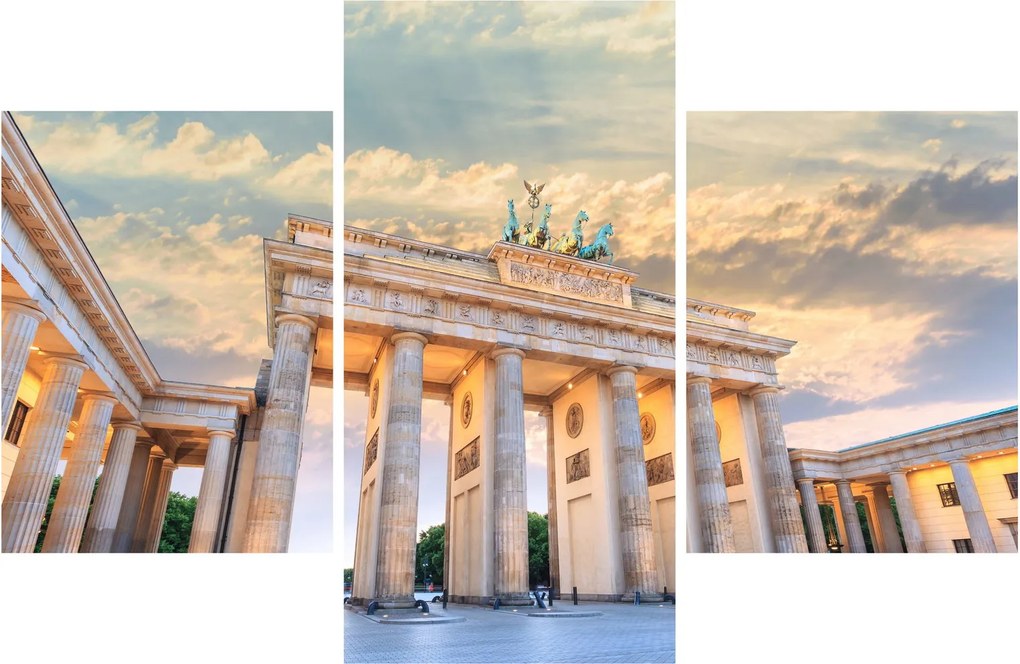 Kép - Brandenburgi kapu, Berlin, Németország (90x60 cm)