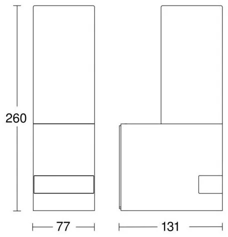 Steinel 065287 - LED Kültéri lámpa érzékelővel L 605 LED/9,5W/230V IP44