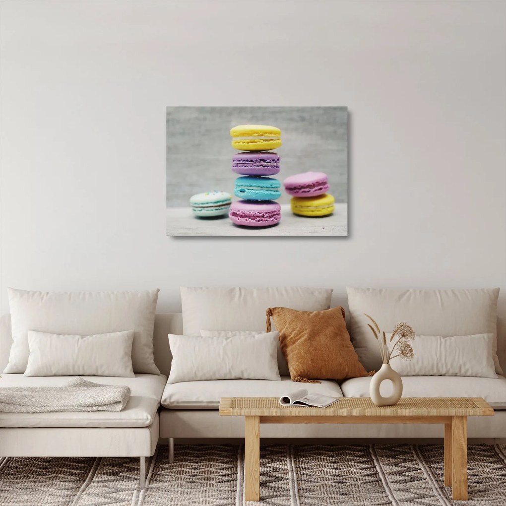 Makron képe (üvegen) (70x50 cm)