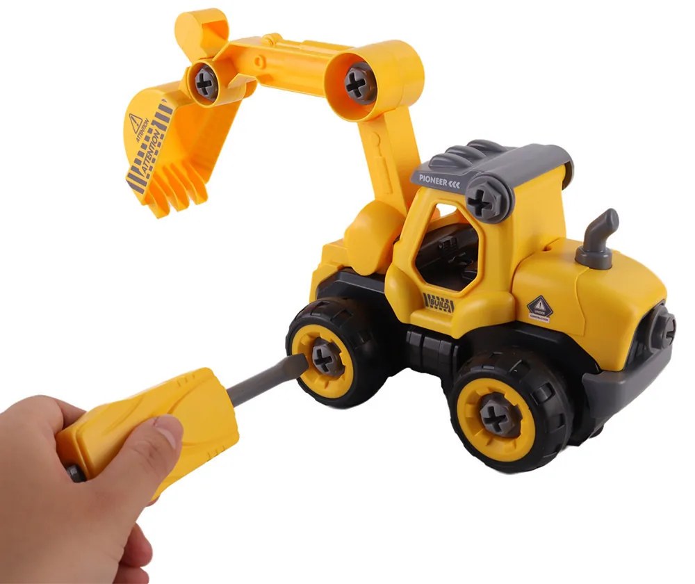 Szerelhető markoló, távirányítós autó 24 db-os