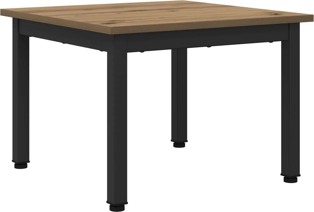 vidaXL Dohányzóasztal Művészi tölgy 50 x 50 x 36 cm Faanyag