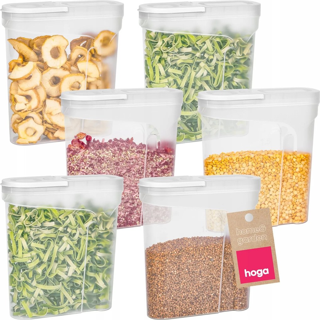 Hoga 1014 Tároló Edény Szóróanyagokhoz 2,4L B 6db