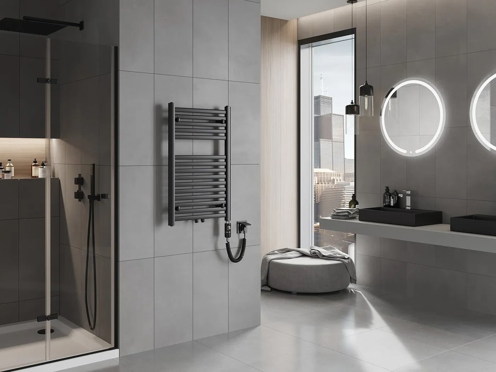 Mexen, Mexen Hades elektromos melegítő 800 x 500 mm, 600 W, czarny - W104-0800-500-2600-70