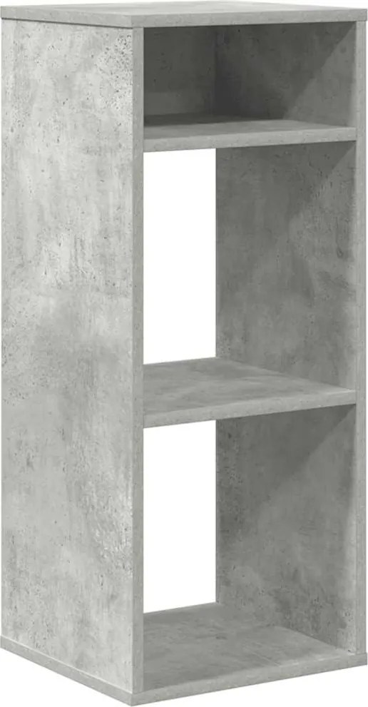 vidaXL könyvszekrény betonszürke 34x31x80 cm szerelt fa