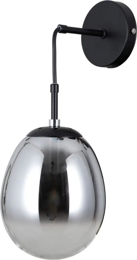Italux Meolo WL-40825-1-BK Fali lámpa 1x40W/E14 IP20