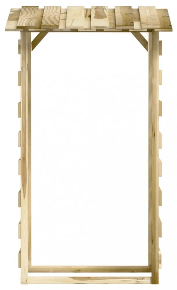 impregnált fenyőfa pergola tetővel 100 x 90 x 200 cm