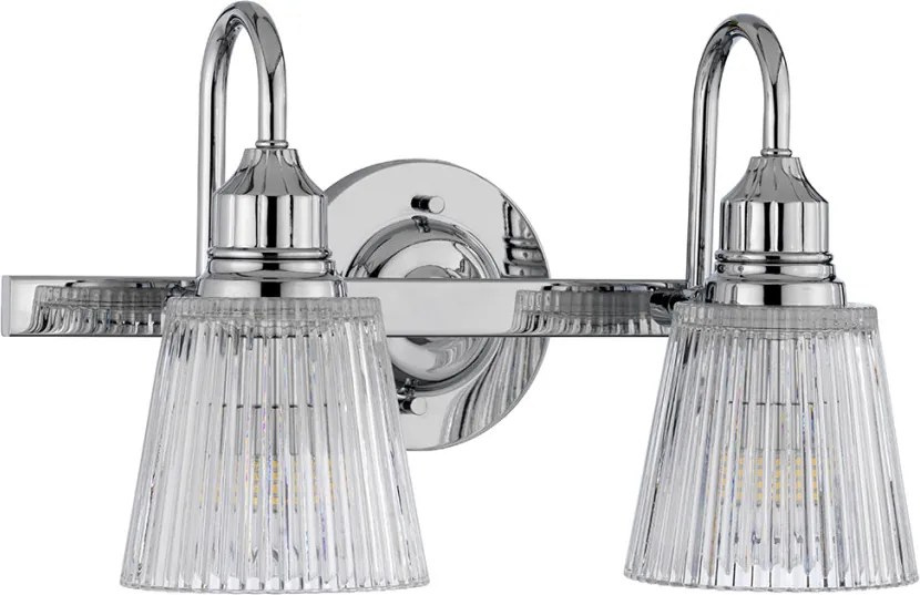 Quintiesse ADDISON QN-ADDISON2-BATH Fali lámpa 2x3,5W/G9 3000K 640LM IP44