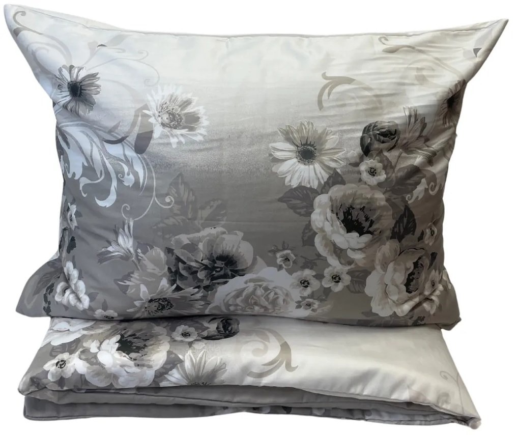 Pamut szatén ágynemű Monza TiaHome - 1x Párna 90x70cm, 1x Paplan 140x200cm