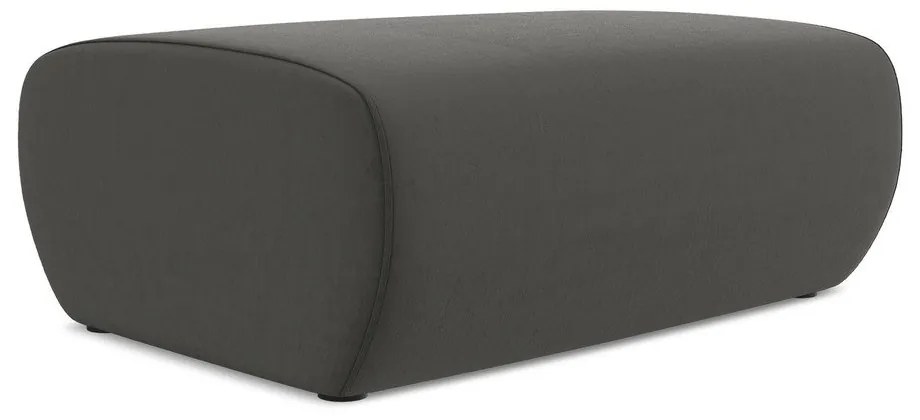 Sötétszürke bársony lábtartó Kapua – Makamii