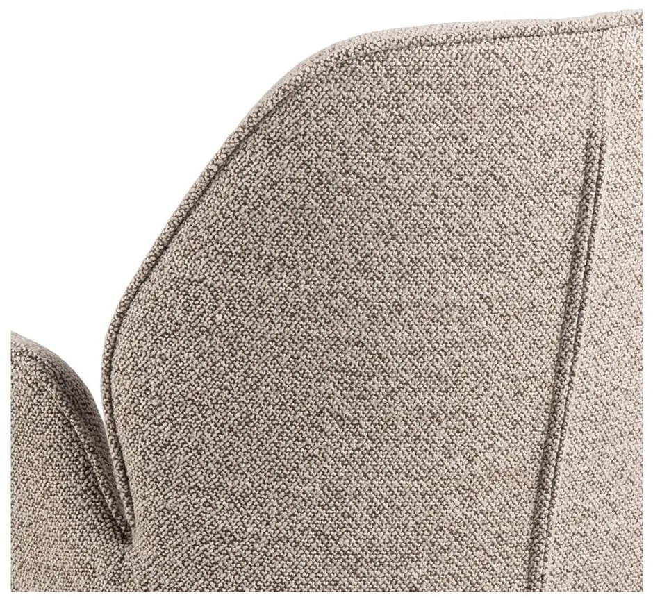 Sötétszürke kárpitozott étkezőfotel Aura – Actona