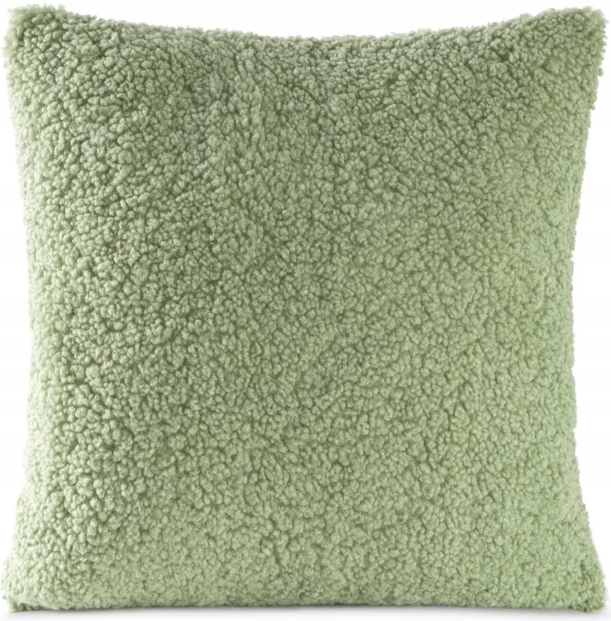 Dekoratív párnahuzat boglárka Bukla menta 45x45 puha bárány szövet