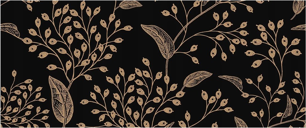 Fotótapéta Flizelin a nappali hálószobába Botanikus elegancia 250x104