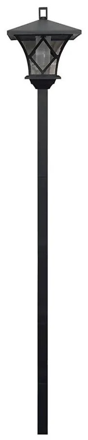 Baterie Centrum LED napelemes kültéri lámpa 3 az 1-ben LED/1,2V 200 mAh IP44 fekete BC0570