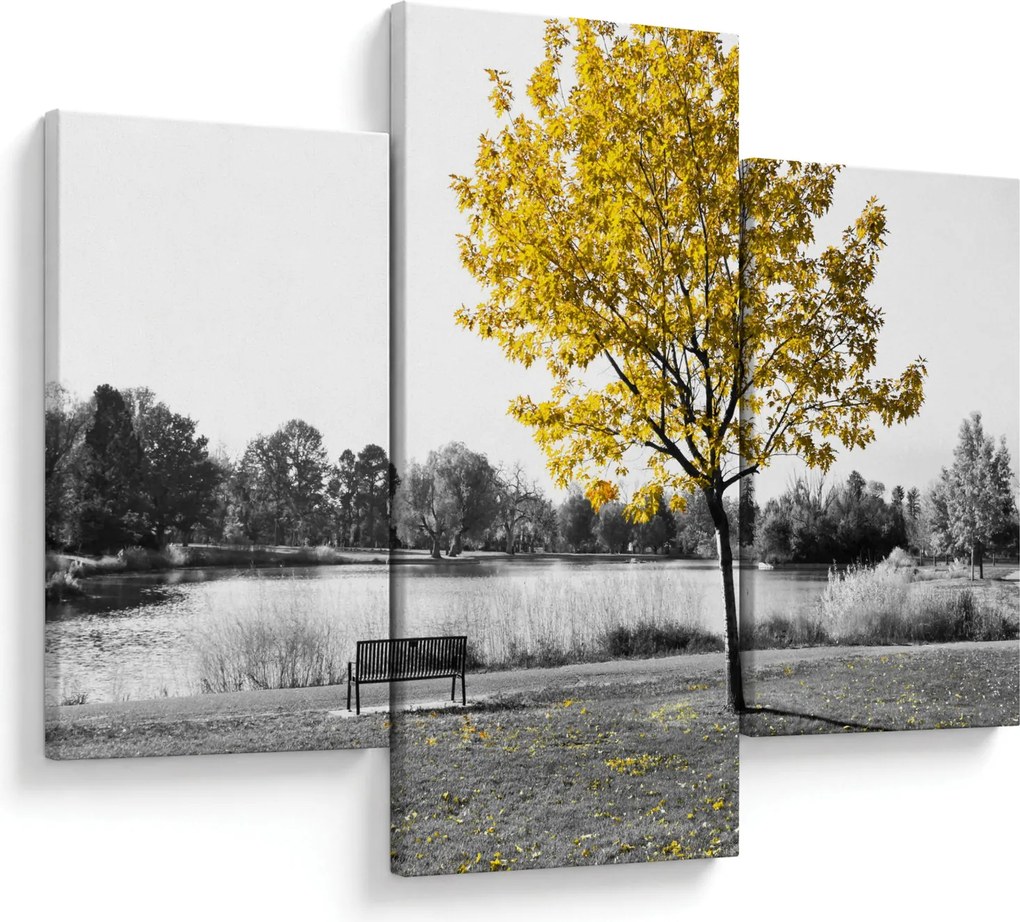 Kép - Pihenés a parkban (90x60 cm)
