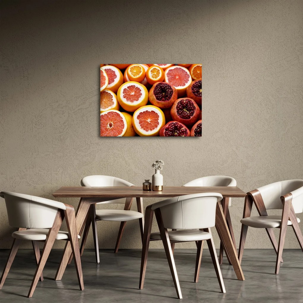 Narancsok és gránátalmák képe (70x50 cm)