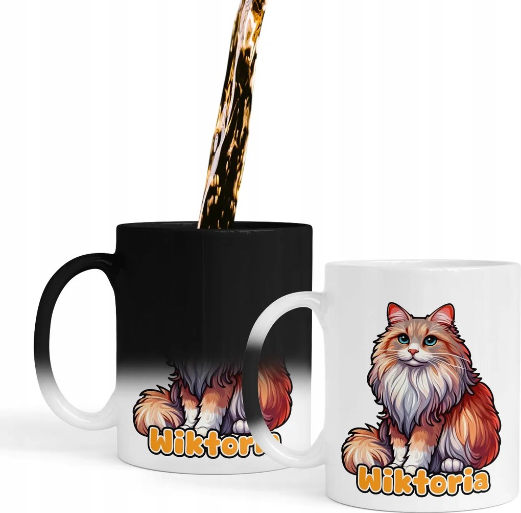 Bögre Mágikus Állat Aranyos Cica Macska Név Ajándék