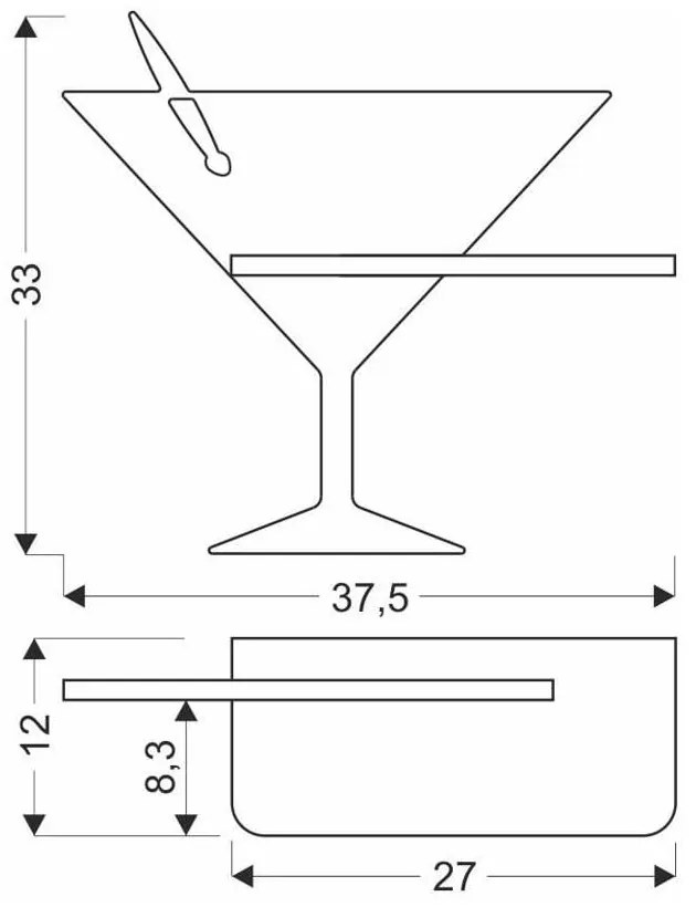 Kék LED fali lámpa Piccolo – Candellux Lighting
