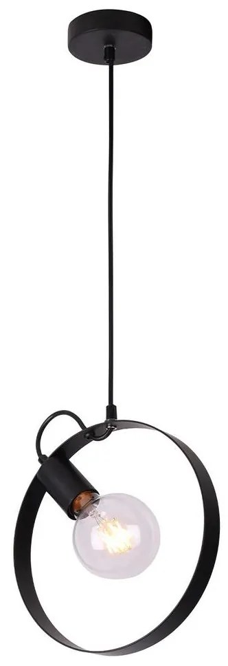 Csillár zsinóron NEXO 1xE27/40W/230V fekete