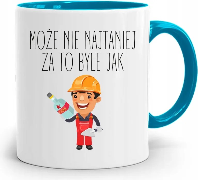 Kék Bögre Építőknek Talán Nem A Legolcsóbban, fényképes nyomtatással