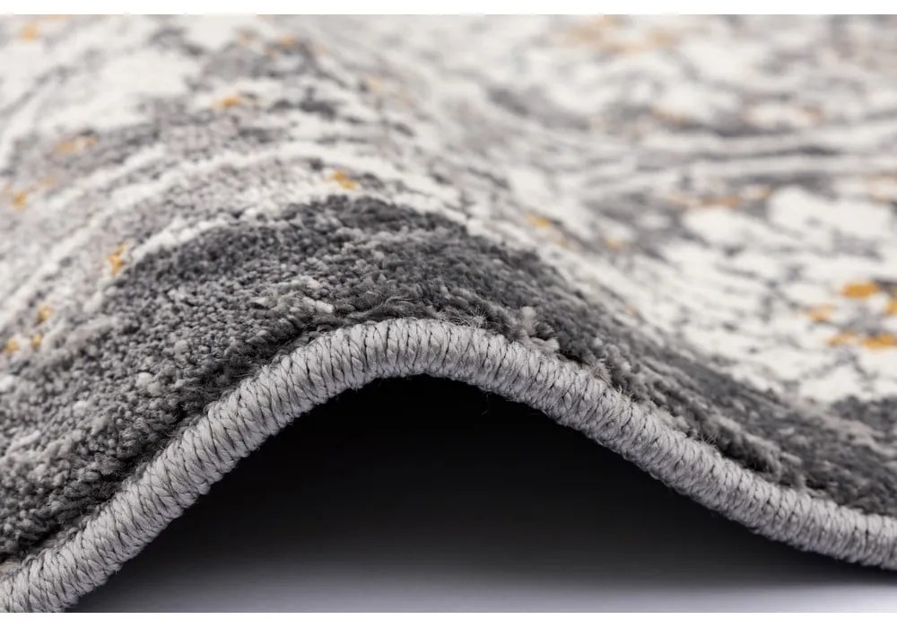 Sötétszürke-elefántcsont színű futószőnyeg 80x300 cm Soft Viskan – FD