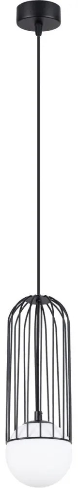 Sollux SL.1332 - Csillár zsinóron BRINA 1xG9/8W/230V fekete