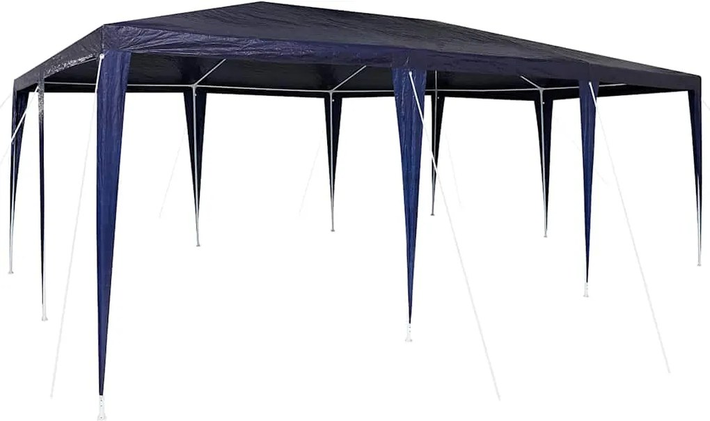 vidaXL Partysátor Kék 600 x 400 x 266 cm Poliészter és Acél