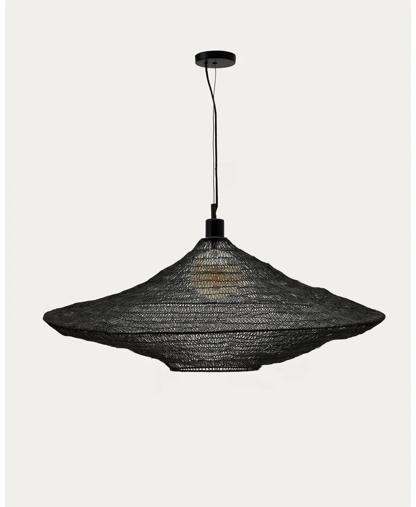 Fekete függőlámpa ø 87 cm Makai – Kave Home