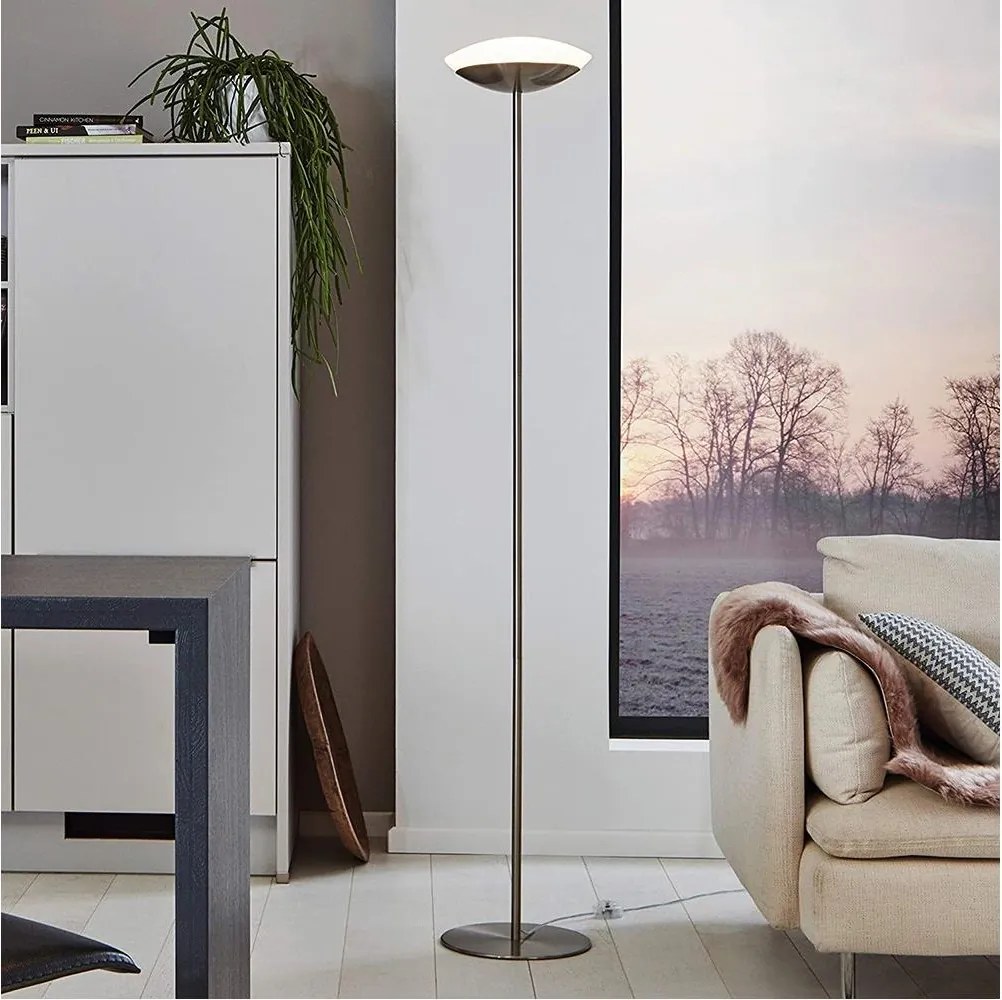 Eglo 33325 - FRATTINA-C LED RGBW dimmelhető állólámpa LED/18W/230V matt króm