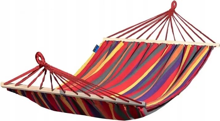 Acadia kerti függőágy 200x120 színes Potenza keresztlécekkel