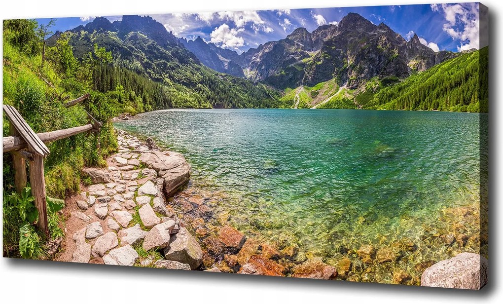 Vászonkép Tengeri szem Tátra 100x70 cm