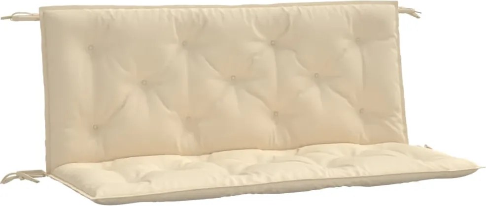 vidaXL 2 db bézs oxford szövet kerti padpárna 120 x 50 x 7 cm