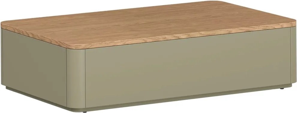 Amilio dohányzóasztal 100 cm fiókos - eukaliptusz / baltic dune tölgy