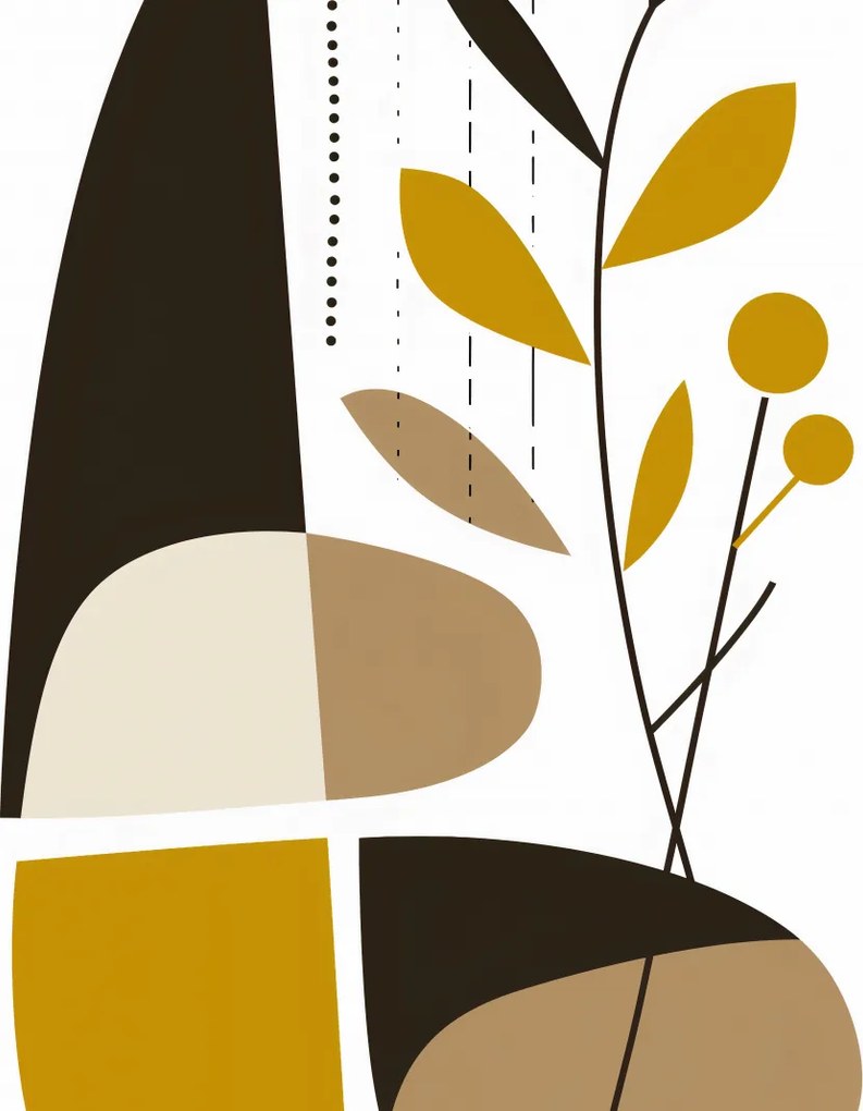 Poszter 70x70cm Geometrikus Naturaleza