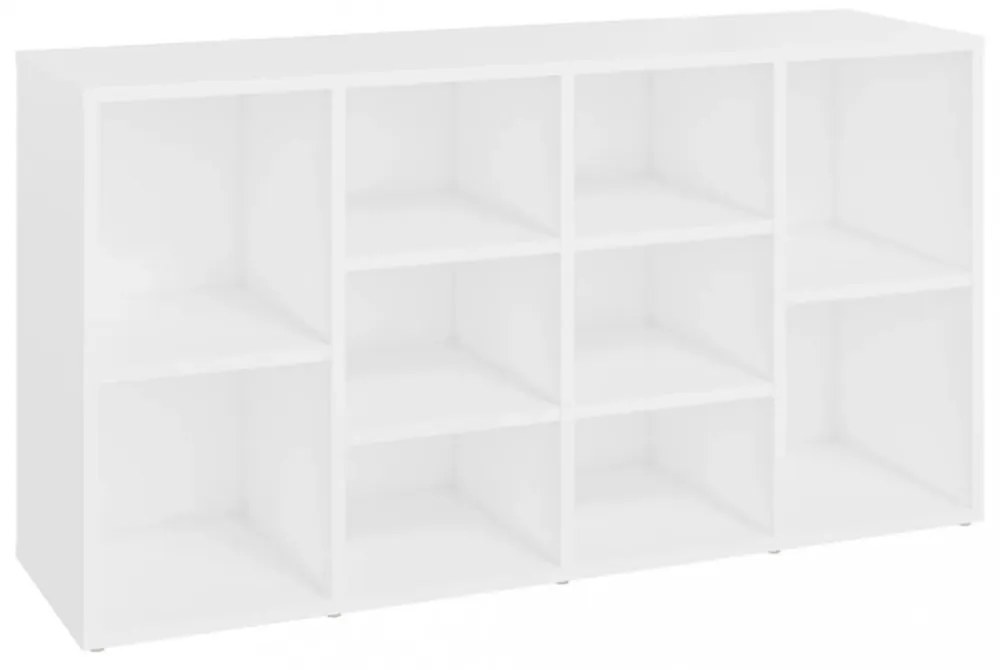 fehér szerelt fa cipőtároló pad 103 x 30 x 55 cm