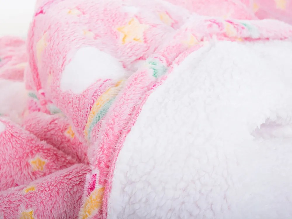 Gyerek pulóver - sötétben világító - rózsaszín