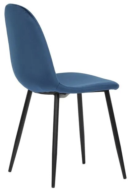 Kék Bársony Étkezőszék. CT-971 BLUE4