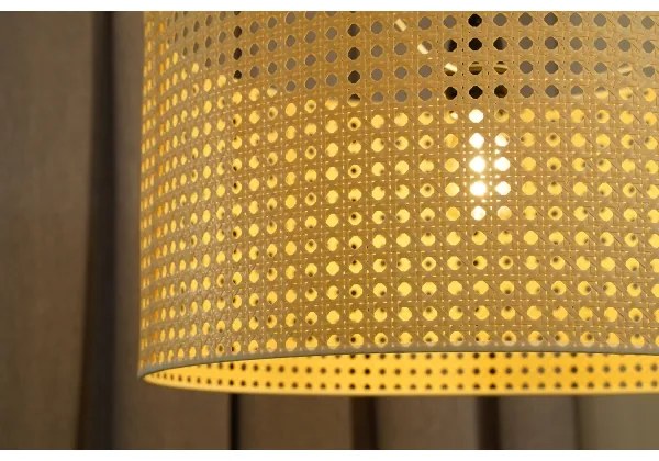 Duolla - Csillár zsinóron ROLLER RATTAN 1xE27/15W/230V átm. 45 cm bézs