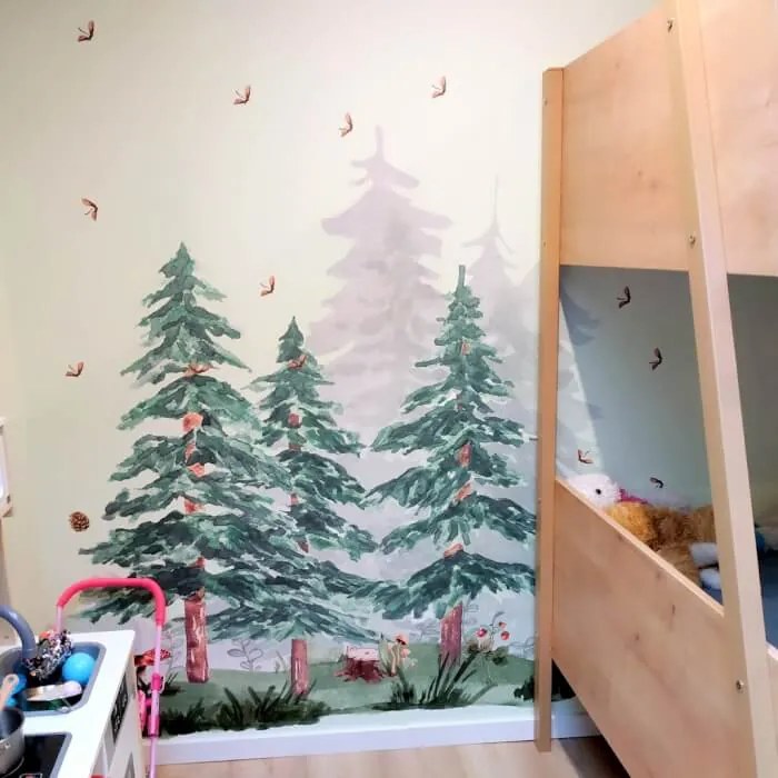 INSPIO Erdei táj gyerekszobába