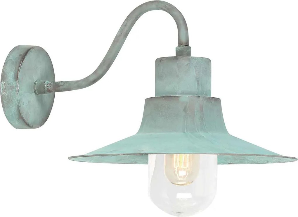 Elstead loft vintage kültéri fali lámpa sheldon patina zöld elssheldon-v IP44