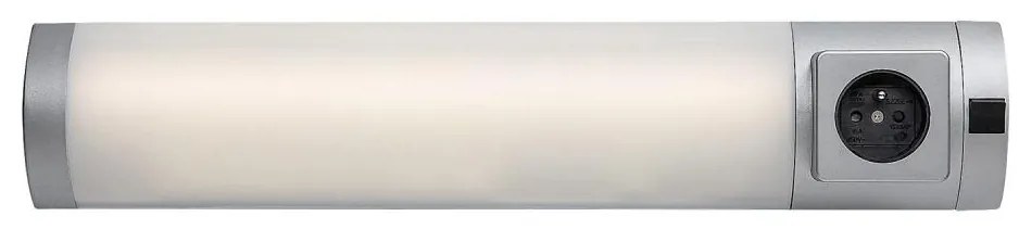 Rabalux Rabalux 78038 - LED Pultmegvilágító aljzattal SOFT 2E LED/5W/230V 4000K 45cm ezüst RL78038