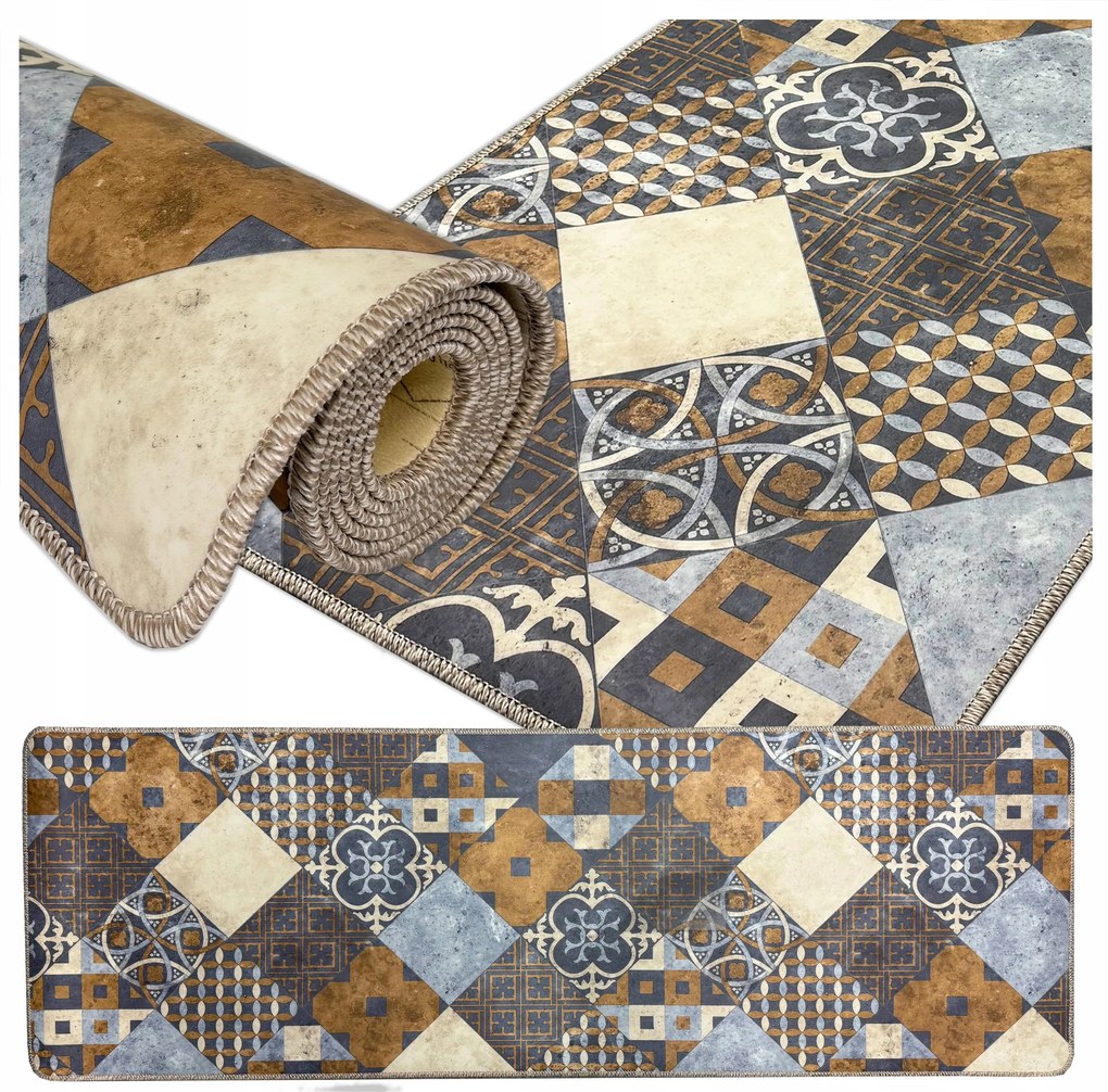 Futószőnyeg Konyhai Csúszásgátló Pvc Vinil Konyhai Szőnyeg 63 x 180 cm