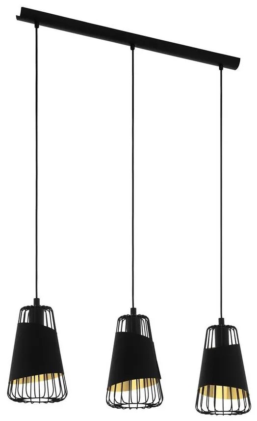 Eglo 49448 - Csillár zsinóron AUSTELL 3xE27/60W/230V