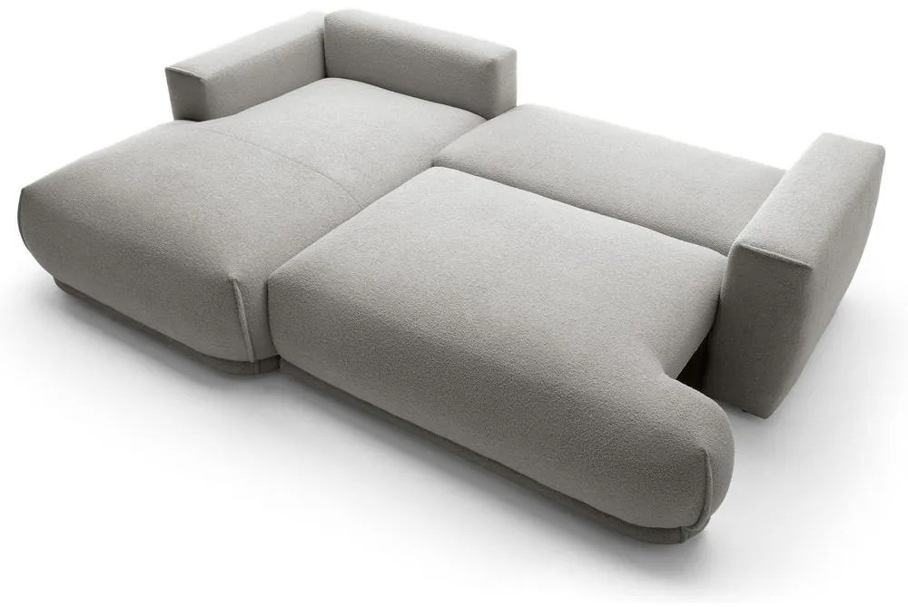 Sarokkanapé Dita mini (B) (világosszürke + fekete). 1100327