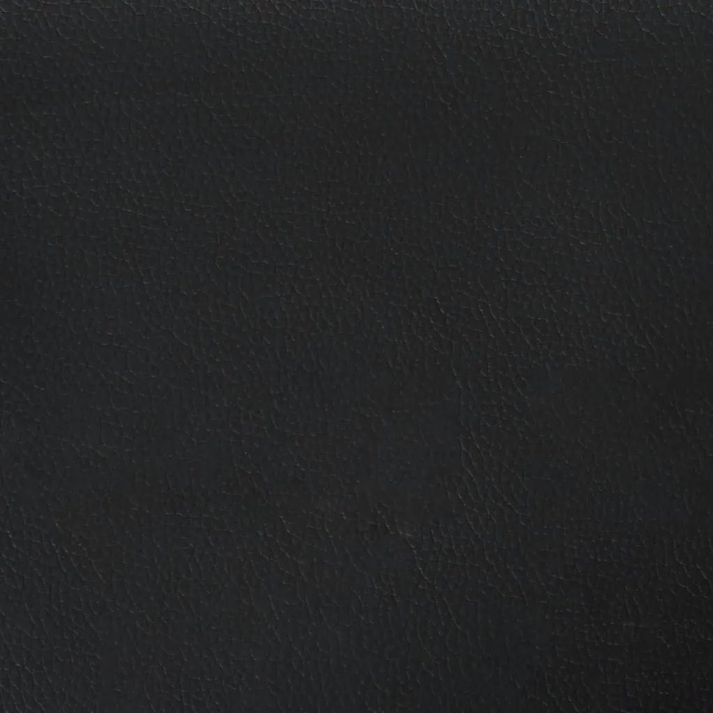 fekete műbőr fejtámla párna Hvar 100 cm