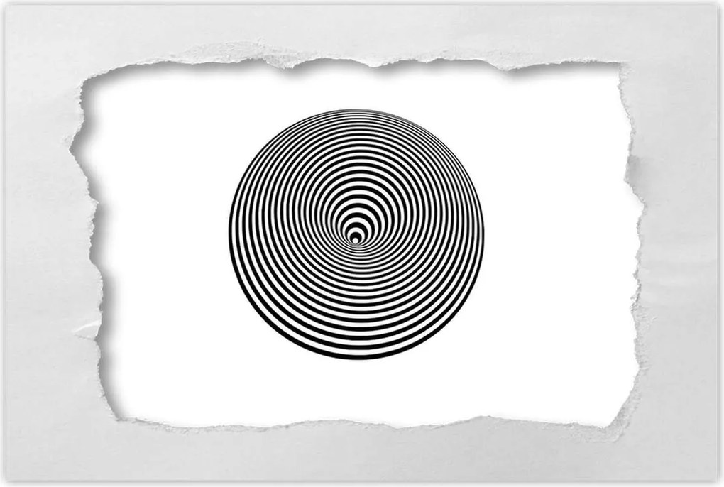 Poszterek 90x60 Absztrakt fekete-fehér